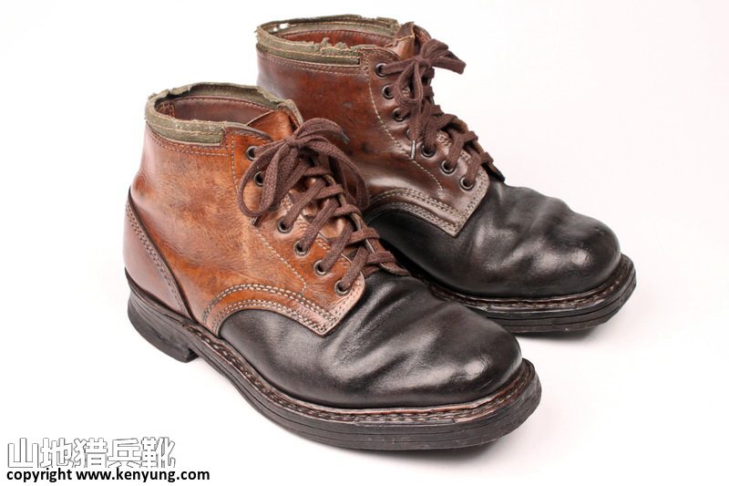 The World War II German mountain boots (43 yards)
