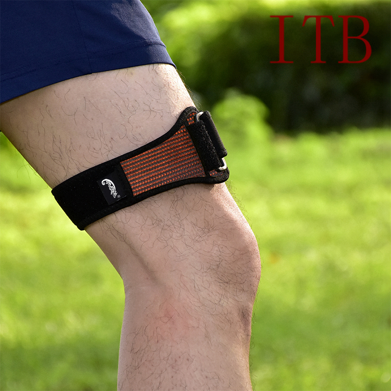 Professional Sports Belt, Adjustable Iliotibial Band Syndrome Compression Belt, Running Protection Belt for Lateral Thigh Pain