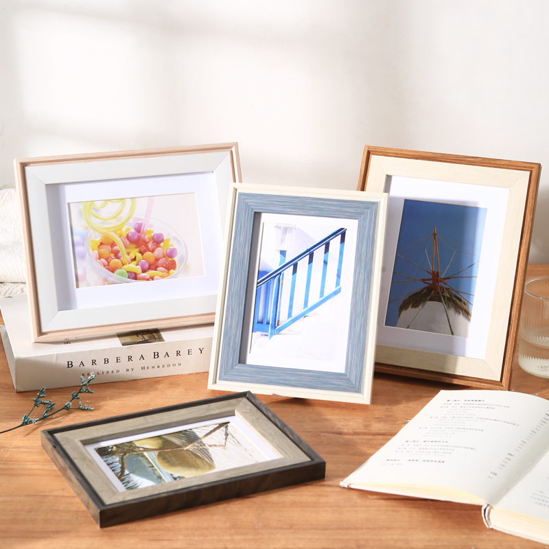 Nordic simple Joins wind frame swing table hanging wall photo Like framed framed 6 8 inch photo frame A4 frame a3 photo frame