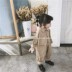 Little Apple 2019 Xuân Mới Trẻ em Hàn Quốc Mặc bé trai và bé gái Dễ thương Quần leo một mảnh - Quần cửa hàng quần áo trẻ em Quần