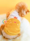 Pet Cat Bigo Bo Mei Teddy Puppy Dog Dog Clothing Spring и осенняя плюшевая прогулка Cartoon Bar Jersey