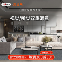 Bedroom carpet gray household whole shop living room room suction soundproof commercial office large area full floor mat
