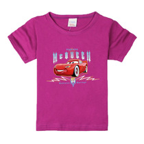 Boys and Girls black short sleeve T-shirt boy car pattern orange white performance half sleeve parent-child costume teacher T-shirt