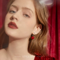 Серьги, искусственные клипсы из жемчуга, стиль, серебро 925 пробы