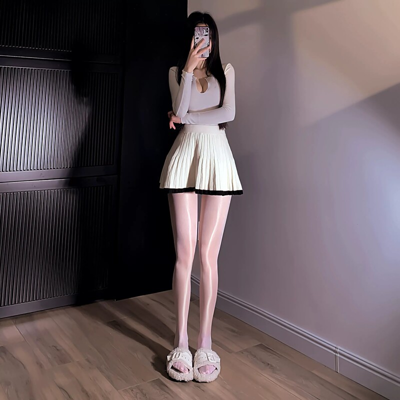 Sexy Lingerie, Fun and Provocative Style, Sexy Black Stockings, Open Crotch, Thigh-High, Bold Bedroom Outfits, Sexy Pajamas and Robes