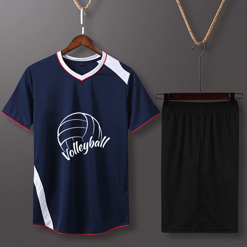 Volleyball suit suit men and women professional custom gas volleyball suit short-sleeved national team sleeveless training competition suit printing