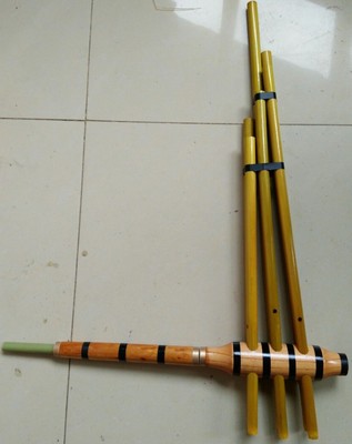 Guizhou Miao Lusheng musical instrument Lusheng dance costume National musical instrument Lusheng Guizhou Lusheng 6 pipe size Lusheng