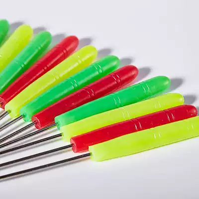 Thousand pieces of through awl needle punching needle Extra fine needle Stainless steel household plastic handle thick crochet leather hand tool