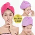 Nắp làm khô tóc Hấp thụ Khăn khô Tóc dài Khăn khô nhanh Khăn dày dặn Turban Dễ thương Mũ tắm Phụ nữ - Khăn tắm / áo choàng tắm