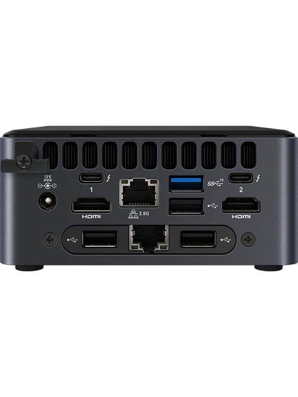 Intel 11Th Generation Core 11Tnhtnki5I7 Tiger Canyon Nuc Mini Computer Host Micro-Sized Brand New Barebone Mini Workstation Gaming Dual-Network Port Upgrade to 12Th Generation