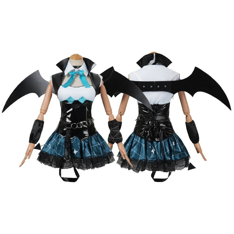 Косплей-костюм Hatsune Miku набор «Енотик» с крыльями, стиль little devil 2D, размеры S–XXL