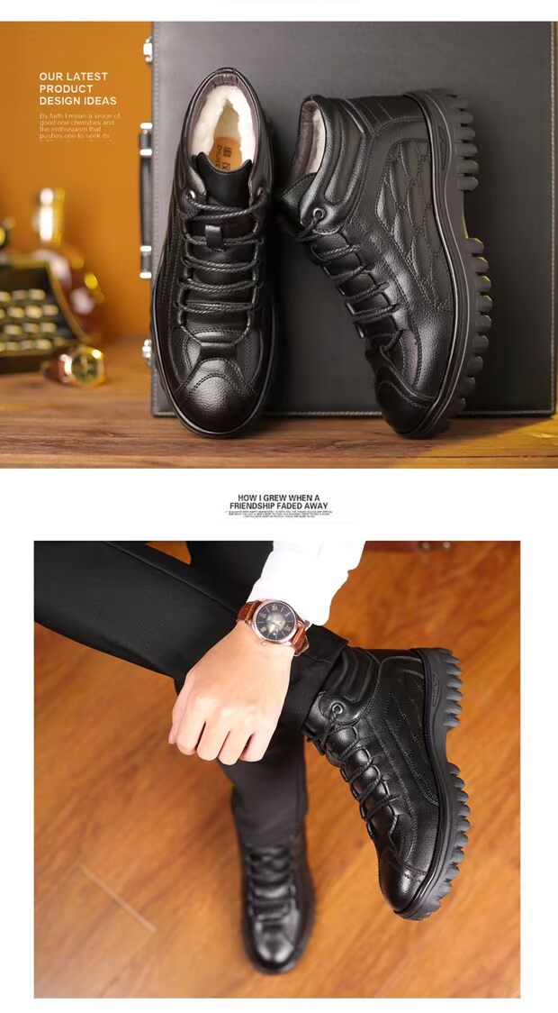 Mùa đông 2018 dày dày chống trơn giày cotton thông thường dày dày ấm áp lớn giày bóng  rổ nike