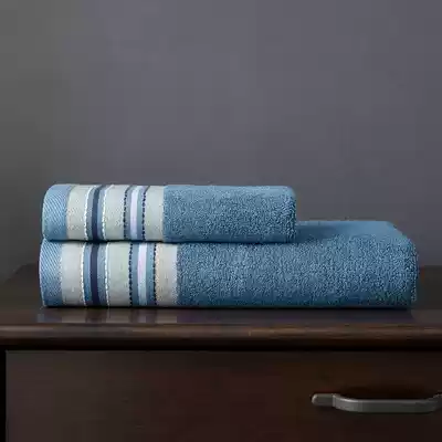 Bamboo fiber wide section towel two-piece combination bath towel towel five-star hotel bath towel for hotel