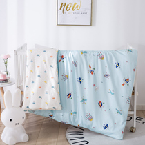 Class A 60S whole cotton baby boy quilt cover single cartoon kindergarten student covered with hood sleeve 120 * 150CM