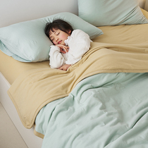 Class A baby cotton soft glutinous nude sleeping summer cool by summer air conditioning Quilt Thin children single double washable