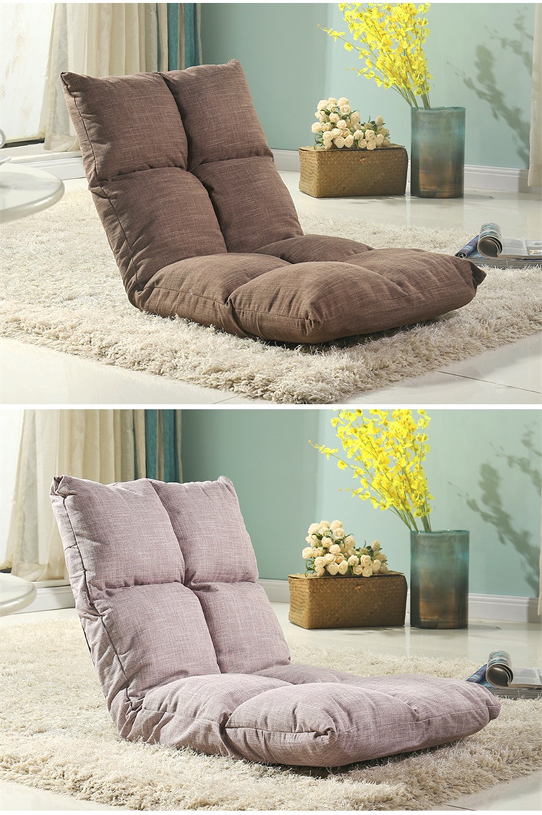 Solatube beanbag tatami giường đơn sofa và ghế gấp ghế sofa ghế bành sàn cửa sổ khoang ghế nhỏ - Ghế sô pha sofa da