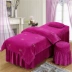 Crystal nhung vẻ đẹp giường bao gồm bốn bộ quilted quilted váy bộ massage massage vật lý trị liệu giường làm đẹp thẩm mỹ viện giường tùy chỉnh - Váy Petti Váy Petti