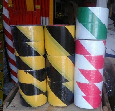 Caution tape 4 8CM long 20Y Yellow black ground adhesive tape alert Isolation zebra black yellow tape pvc