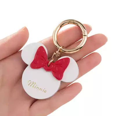 Cute Net red key chain pendant Cartoon creative car chain couple a pair of schoolbag ornaments simple key ring ring