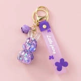 Брелок, милая цепь подходит для мужчин и женщин, украшение на сумку для влюбленных с застежкой, популярно в интернете