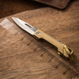 Латунный брелок, мужская маленькая портативная подвеска