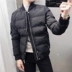 Áo khoác mùa đông mới 2018 cổ áo cotton nam thời trang dày áo khoác cotton ấm áp cho cha áo khoác bóng chày bomber Đồng phục bóng chày