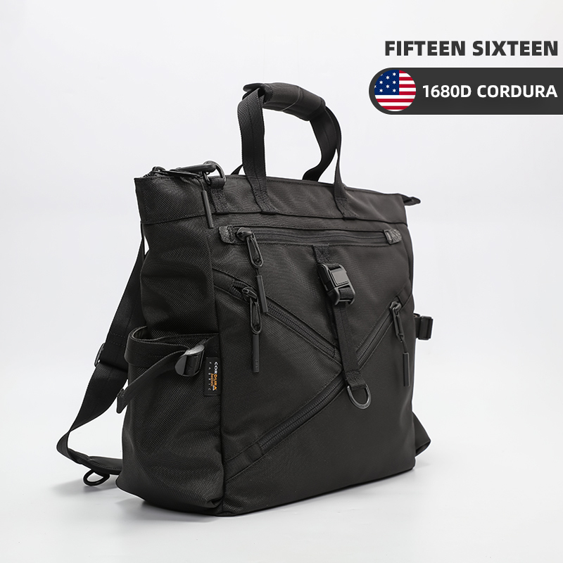 15/16 Cordura Ballistic Nylon Tote Bag Men's Shoulder Commuter Crossbody Bag Large Capacity Computer Handbag