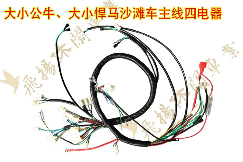 Lớn và nhỏ bull kích thước Hummer sửa đổi bốn bánh xe máy bãi biển dòng chính lắp ráp 4 lớn bắt đầu thiết bị điện xe máy điện cho bé gái