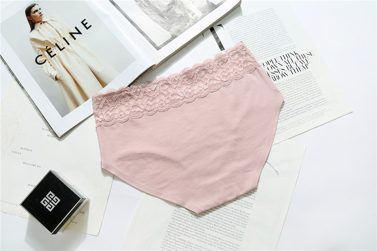 Mùa thu và mùa đông mới eo cao liền mạch đồ lót một mảnh cotton nữ tóm tắt ren Nhật Bản 0826 quần lót nữ cho người béo