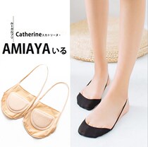 Buy 5 Double 2019 new Summer socks Sling Ice Lady High Heels Shoes Invisible Socks with footbed