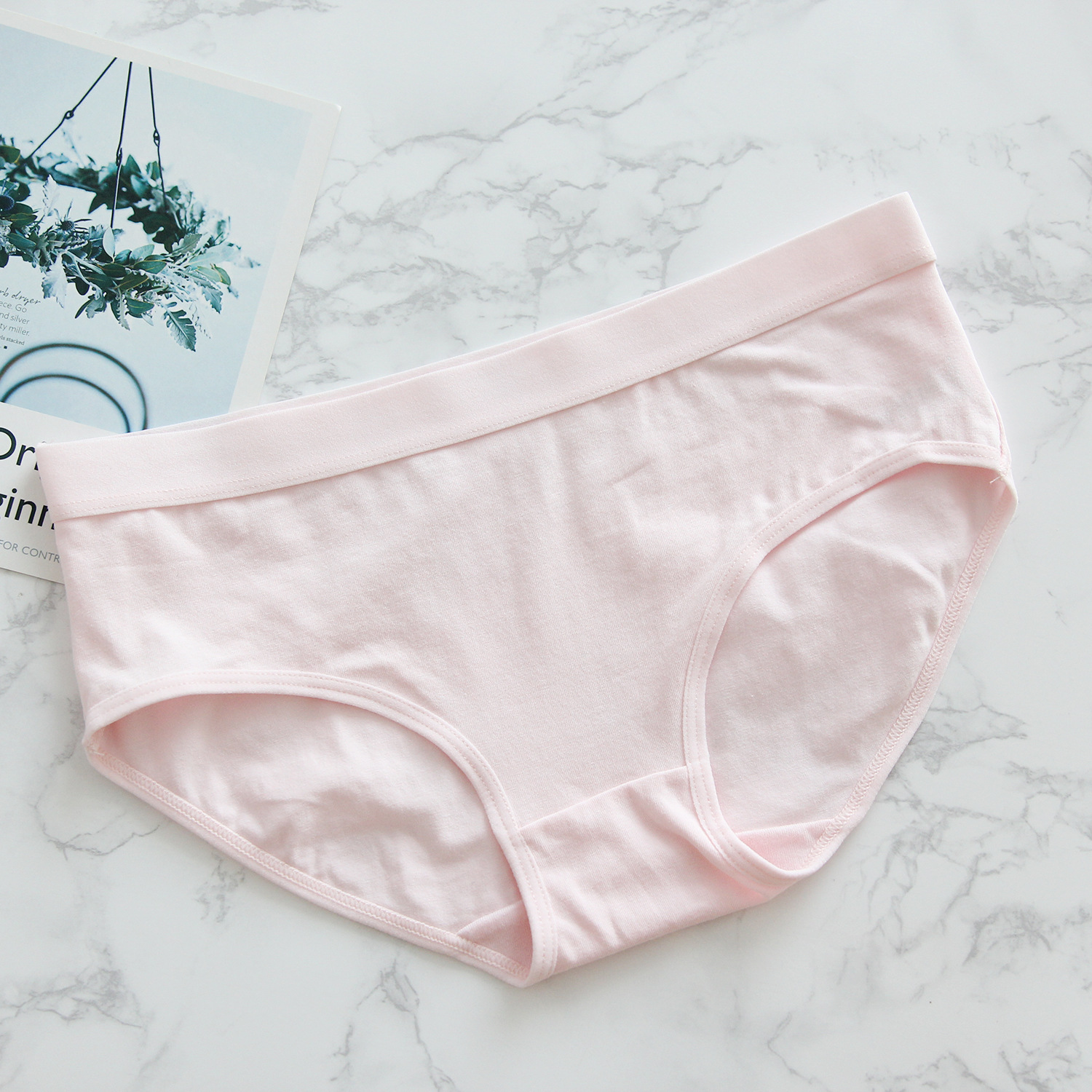 NC6-13 đơn giản cotton rộng eo đồ lót tóm tắt đồ lót nữ cotton eo gợi cảm nữ sinh viên quần xì nam