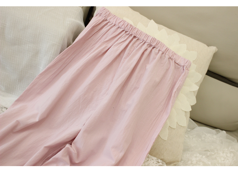 Cặp vợ chồng mới mẫu nam và nữ giặt đồ cotton dài tay quần pyjama thiết lập dịch vụ tại nhà mùa xuân và mùa thu kiểu đồ bộ may vải thun bông