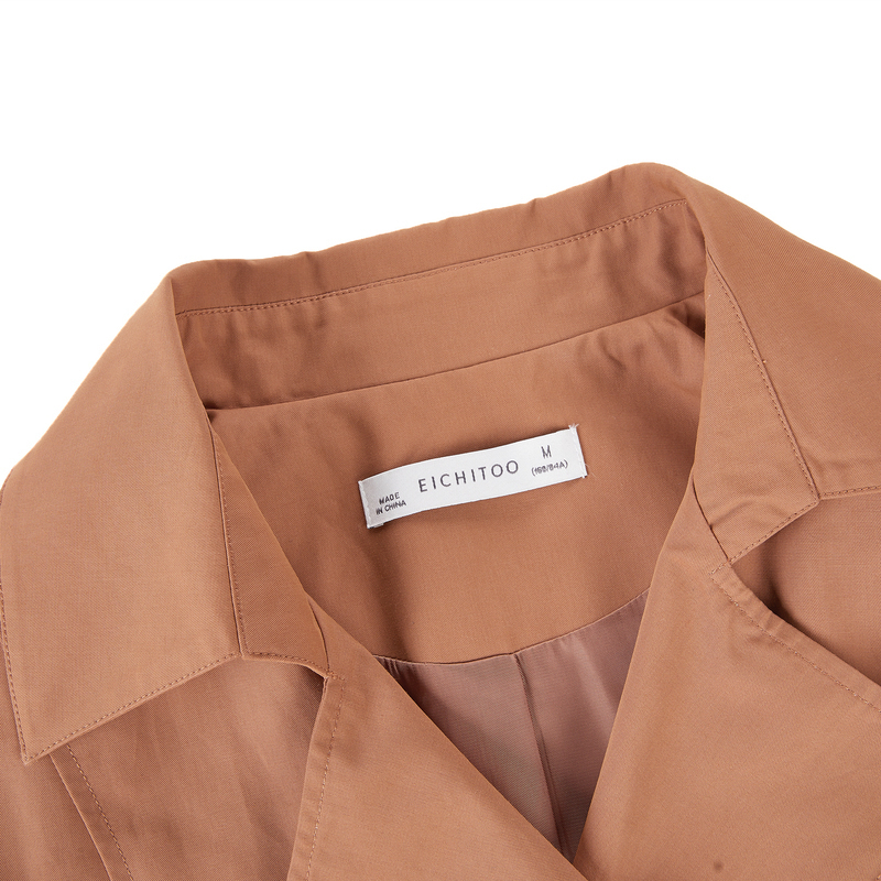 Trench pour femme EICHITOOH  en Coton en Coton - Ref 3225765 Image 4