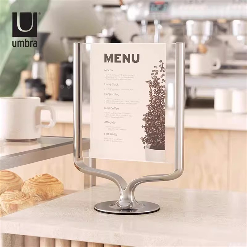 Umbra Creative Wishbone Photo Frame Unique Trophy Photo Holder Desktop Display Stand Menu Holder