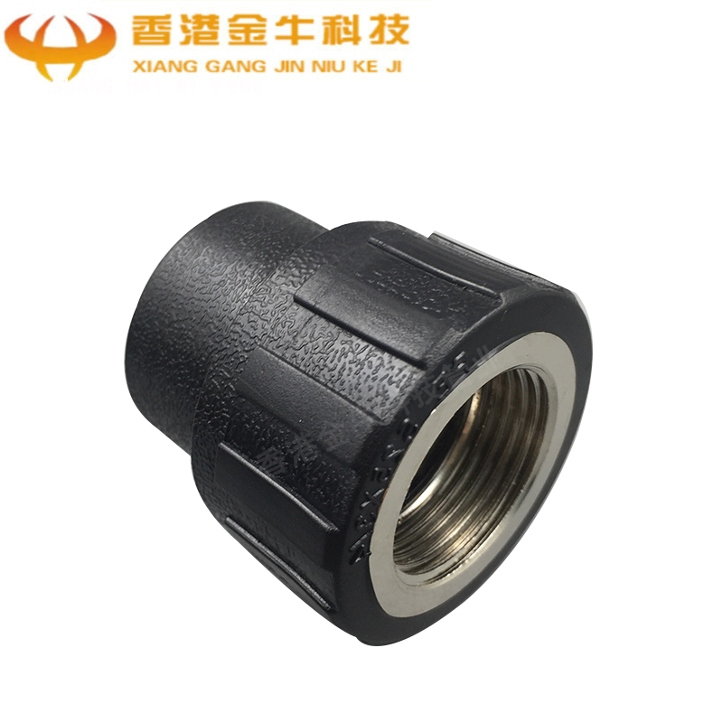 Drinking water quality pipe fittings special PE inner wire direct elbow tee HDPE water supply pipe fittings fittings