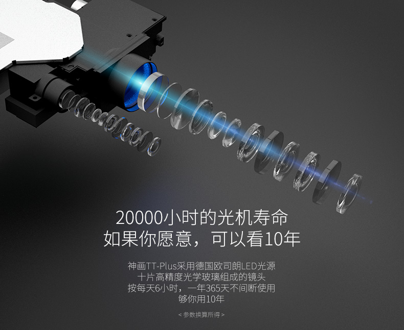 Thần vẽ TT-PLUS máy chiếu kinh doanh di động văn phòng thông minh 1080p không dây Điện thoại di động Apple Android với màn hình huyền thoại HD nhà máy chiếu 3D nhỏ và vừa cao cấp
