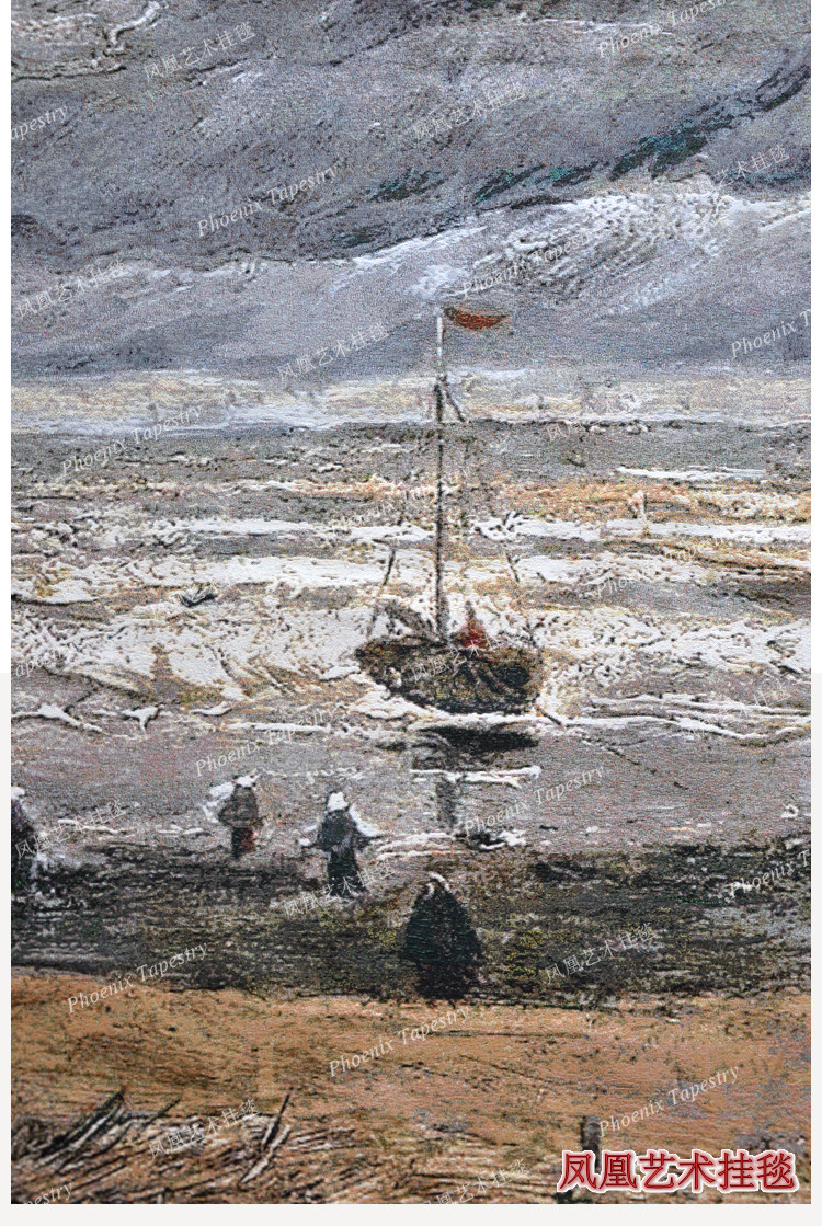 Гобелен 凤凰艺术挂毯 梵高名画欧式提花壁毯 古典ins大挂布客厅卧室背景 Phoenix Art tapestries