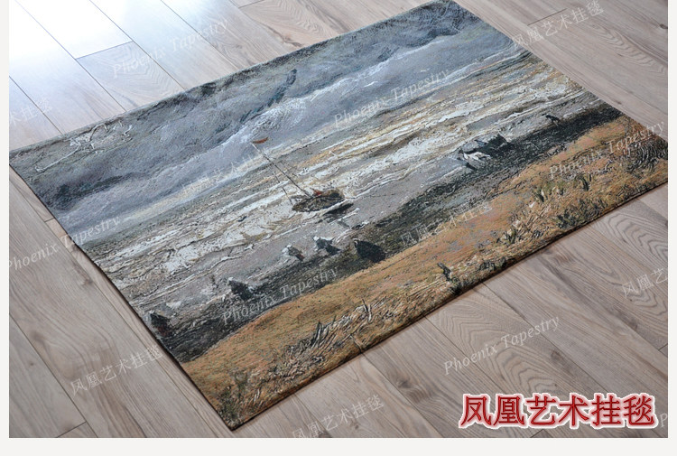 Гобелен 凤凰艺术挂毯 梵高名画欧式提花壁毯 古典ins大挂布客厅卧室背景 Phoenix Art tapestries