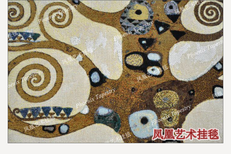 Гобелен 凤凰艺术挂毯 欧式提花壁毯 北欧ins风抽象挂布 克里姆特生命之树 Phoenix Art tapestries