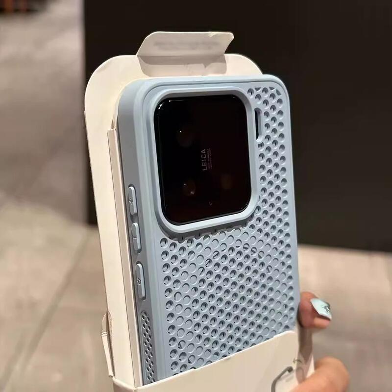 Suitable for Xiaomi 15 Mobile Phone Case Magnetic Honeycomb Cooling Mesh 15/14Pro Skin-Feel Metal Paint Cut Out Breathable Shell 14 Simple All-Inclusive Soft Edge Anti-Fall 13 Protective Cover Ultra-Thin Niche Men and Women Suitable for Xiaomi 15 Mobile Phone Case Magnetic Honeycomb Cooling Mesh 15/14Pro Skin-Feel Metal Paint Cut Out Breathable Shell 14 Simple All-Inclusive Soft Edge Anti-Fall 13 Protective Cover Ultra-Thin Niche Men and Women