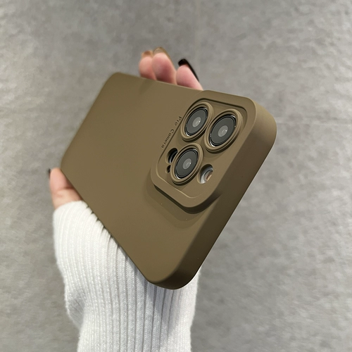 Apple, iPhone 14, сиреневый чехол для телефона, силиконовый объектив подходит для мужчин и женщин, 14promax, iphone, защита при падении, изысканный стиль