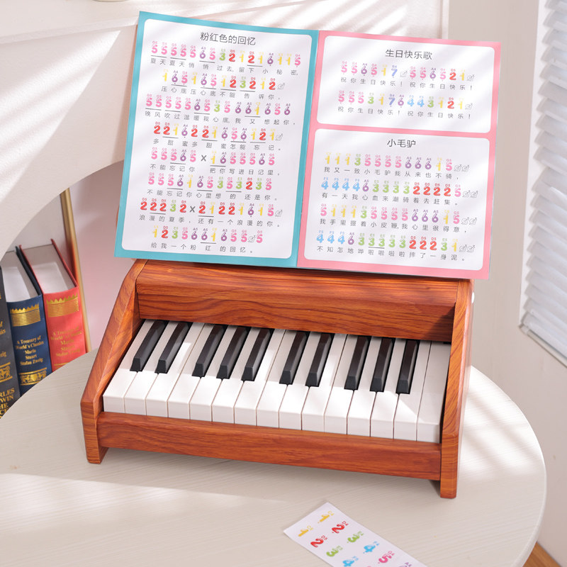 Manlen Children Beginners Entry-level Electronic Piano 25 Keys Can Play Musical Instruments Male Girls Home Music Toys-Taobao