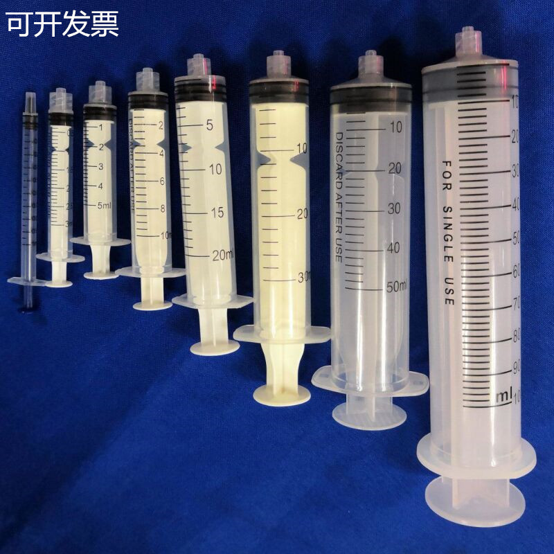 Screw Mouth Push Syringe Point Glue Ink Add Ink Syringe Consumables INDUSTRIAL PLASTIC SYRINGE RUHR JOINT 1-200ML