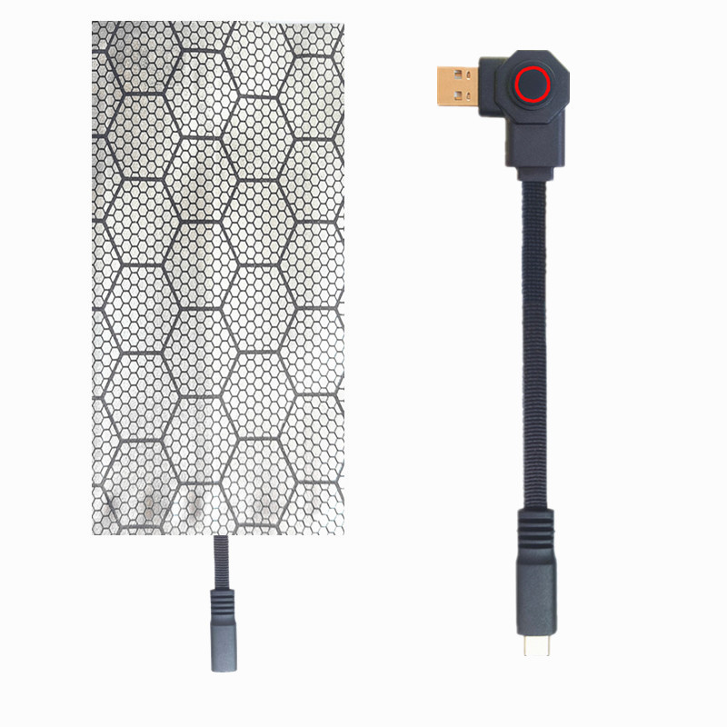 Usb5V-Type-C Graphene Heating Hand Warmer, Knee Pads, Waist and Shoulder Warmers, Clothing, Vest, Pants, and Thermal Wear Usb5V-Type-C Graphene Heating Hand Warmer, Knee Pads, Waist and Shoulder Warmers, Clothing, Vest, Pants, and Thermal Wear