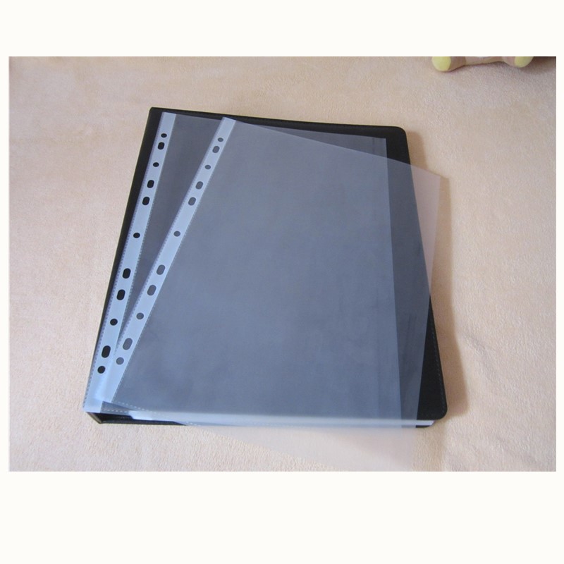 Information booklet replacement loose-leaf A4 information storage bag transparent loose-leaf 11 holes 5C medium-thick information bag inner page