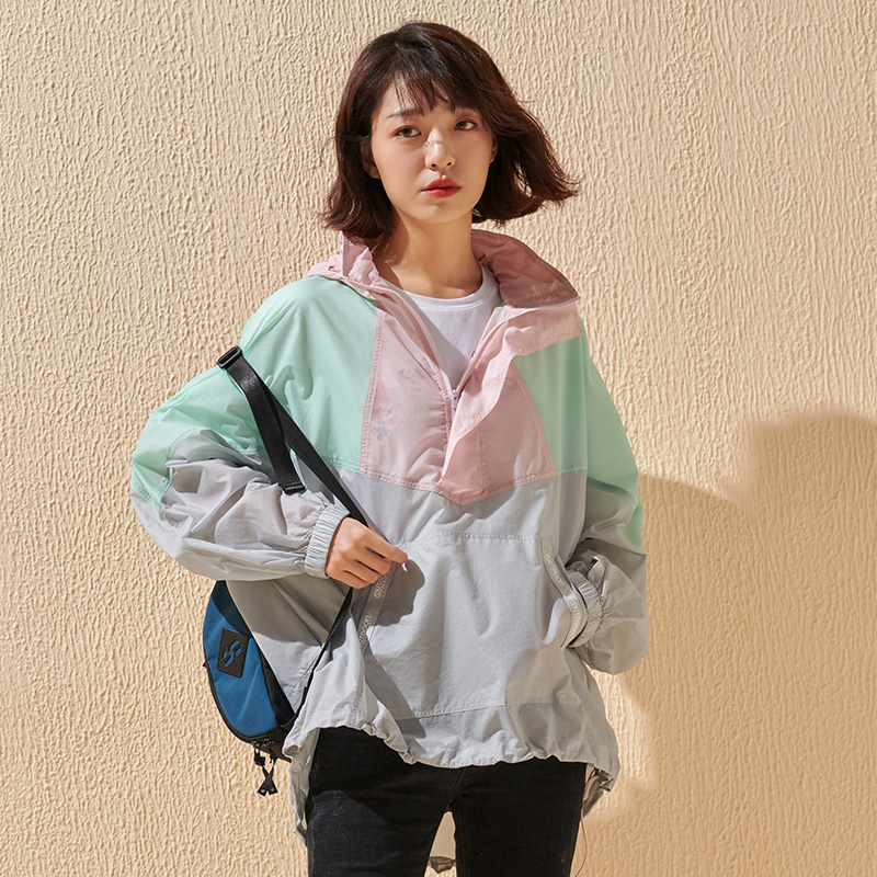 OutDOOR PRODUCTS Spring Summer New Lady Bat Sleeve Sunscreen Fashion Loose Light Thin Skin Coat