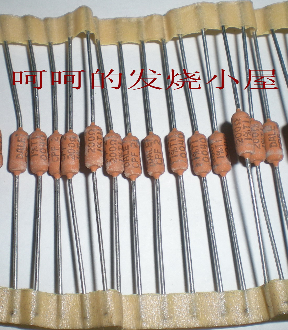 Imported from the United States DALE 200 ohm 1%accuracy CPF2 low noise resistor