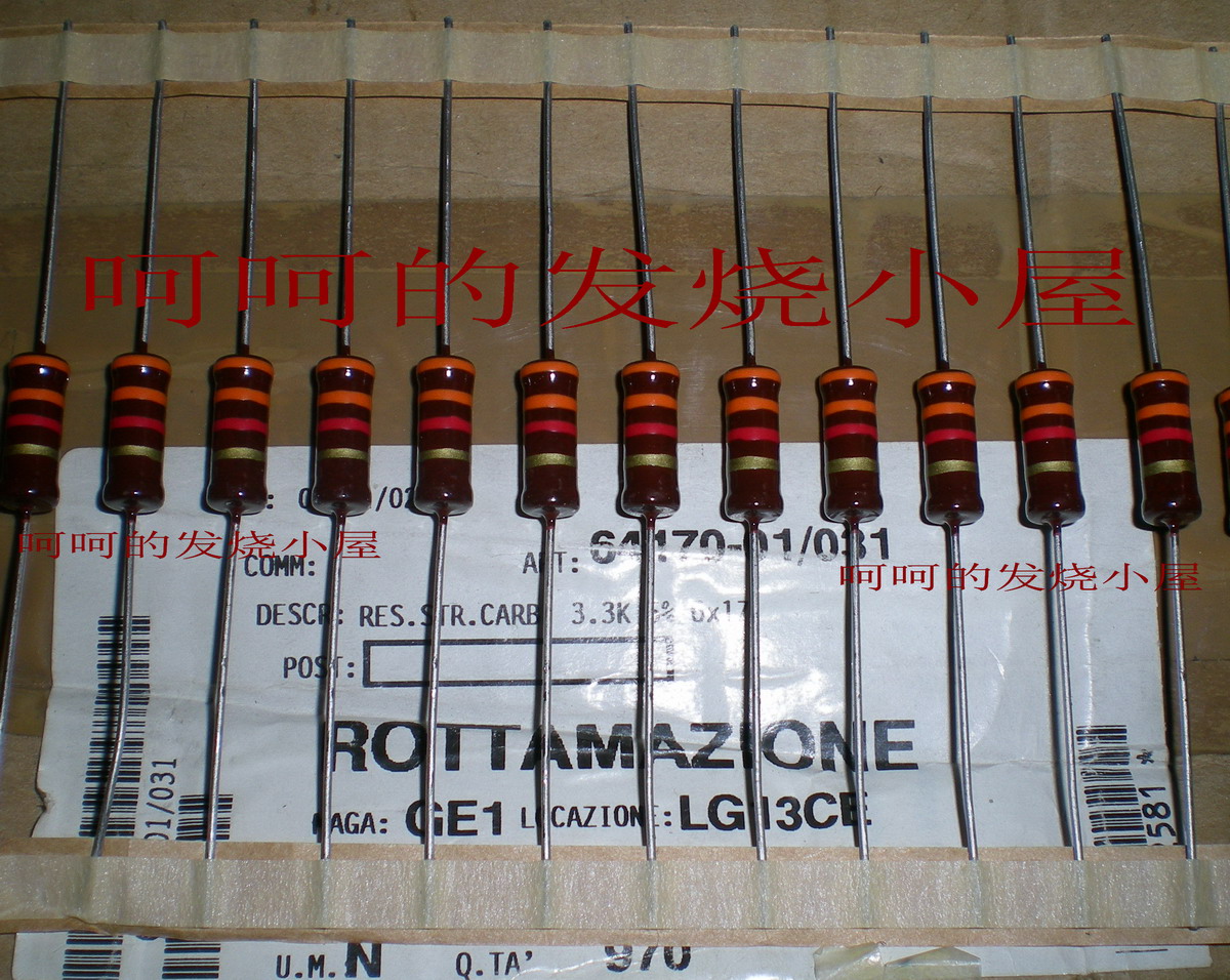 German ERO 3 3K 3-5W ± 5% accuracy copper foot metal film resistor
