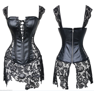 Sexy Queen Dress Uniform Paint Leather Lace Fat Big Size Eroy Underwear Extremely Seductive To Close-up Waistcoat