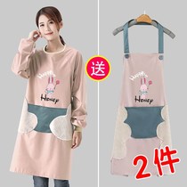 Apron Kitchenette Home 2021 New Fashion Cooking Waistcoat Woman waterproof and greaseproof workwear Home hood Custom